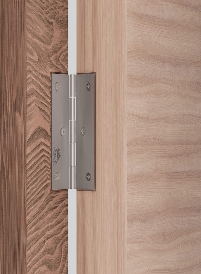 أتلانتيك مفصلات نوافذ أتلانتيك، 3 بوصة × 12 مقياس/سُمك 2.40 مم، مصنوعة من الفولاذ المقاوم للصدأ، بلمسة نهائية غير لامعة، عبوة من 12 قطعة - Image 5